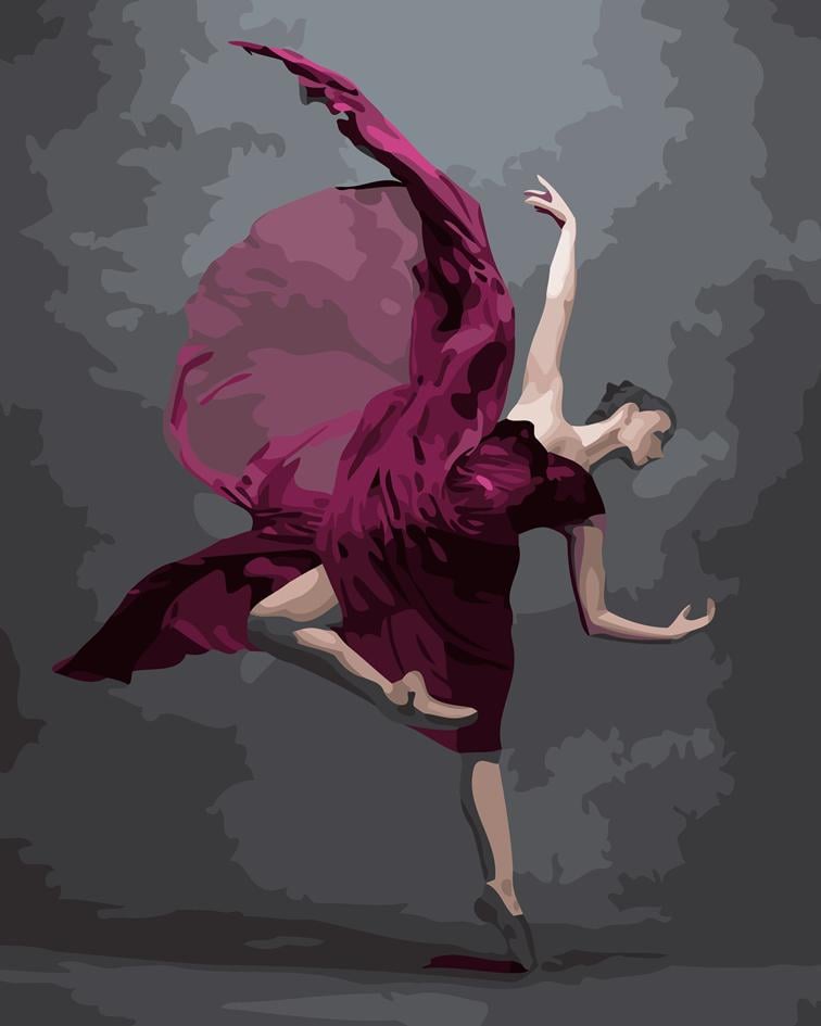 Картина по номерам ArtStory Грация балерины 40x50 см (AS0997)