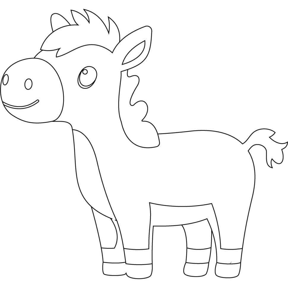 Розпис по полотну ART CRAFT Кінь 15107-AC 25х30 см (RLT44124)