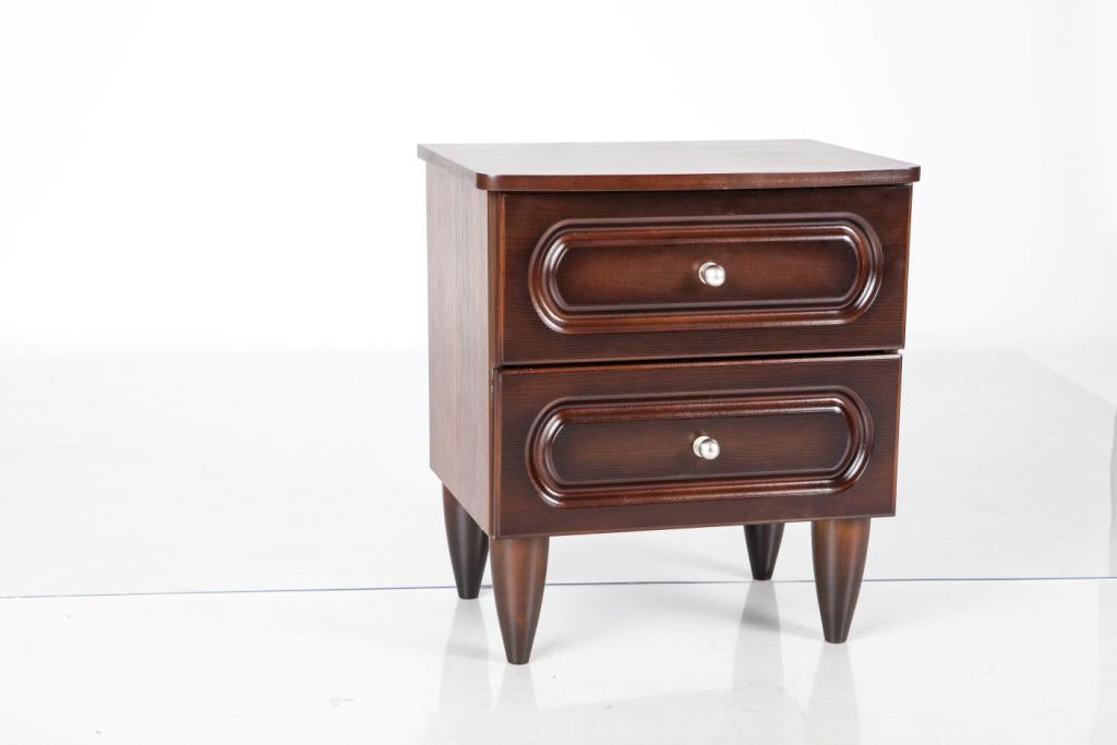 Тумбочка прикроватная Микс Мебель Соната Орех темный/Ольха