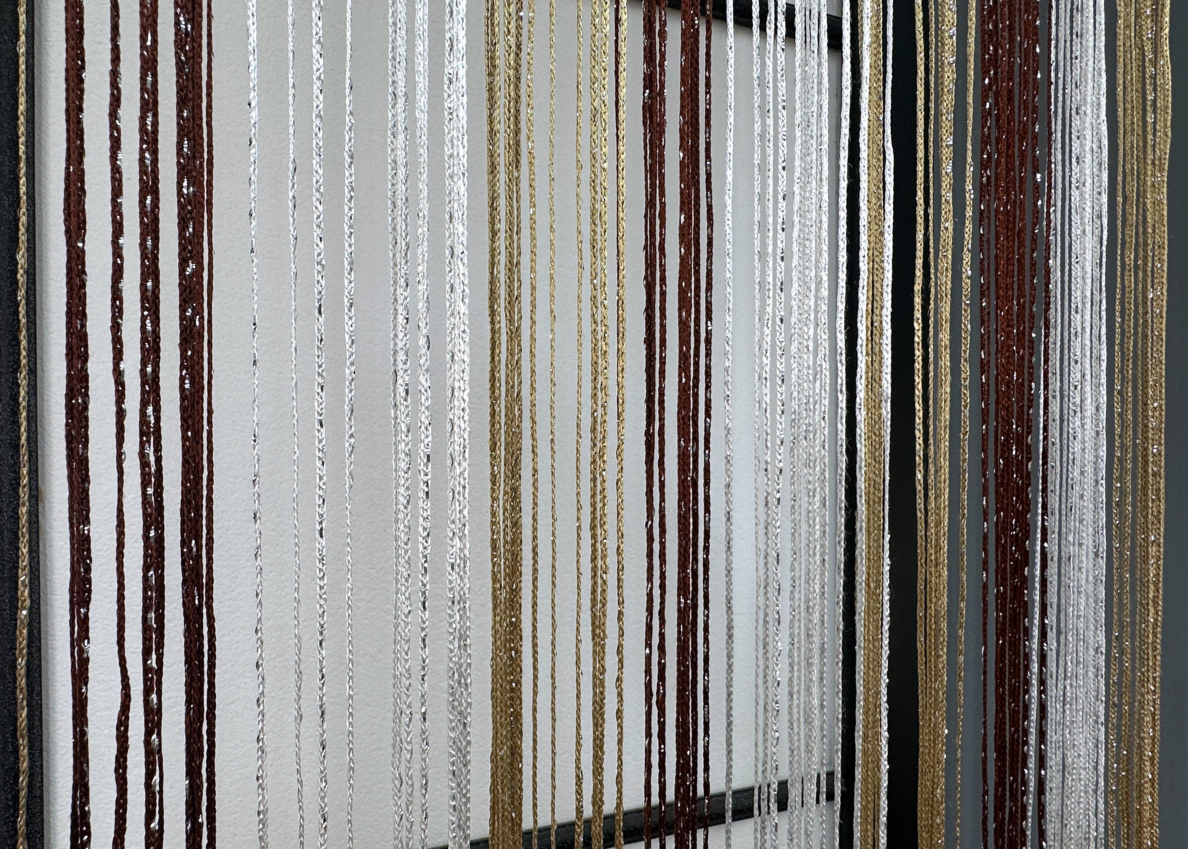 Шторы-нити с люрексом 300х300 см Бежевый/Коричневый/Белый (61-109) - фото 7 Шторы-нити с люрексом 300х300 см Бежевый/Коричневый/Белый (61-109) - фото 7