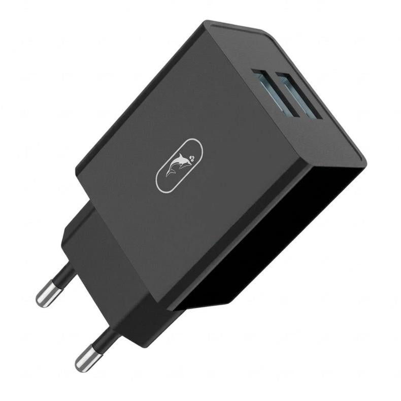 Зарядное устройство для SkyDolphin SC30 10,5W 2хUSB-A 2,1A Черный (SDMZP-000169) Зарядное устройство для SkyDolphin SC30 10,5W 2хUSB-A 2,1A Черный (SDMZP-000169)