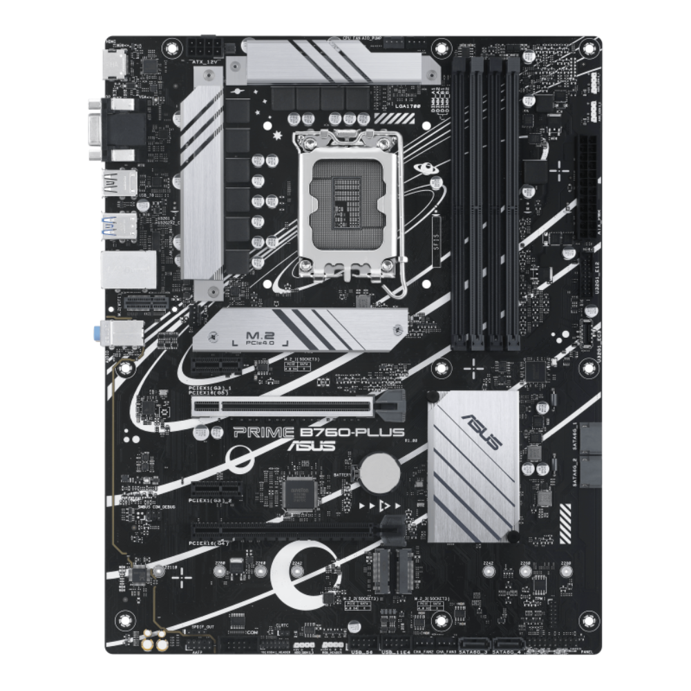 Материнская плата Asus B760-PLUS LGA1700 Intel B760 форм-фактор ATX 3 видеовыхода HDMI/VGA/DP (579866)