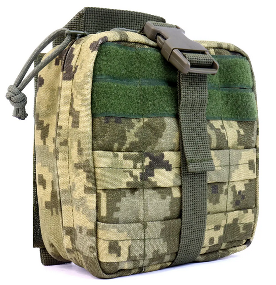 Підсумок-аптечка Cordura 1000D зі швидким скиданням Піксель - фото 2 Підсумок-аптечка Cordura 1000D зі швидким скиданням Піксель - фото 2