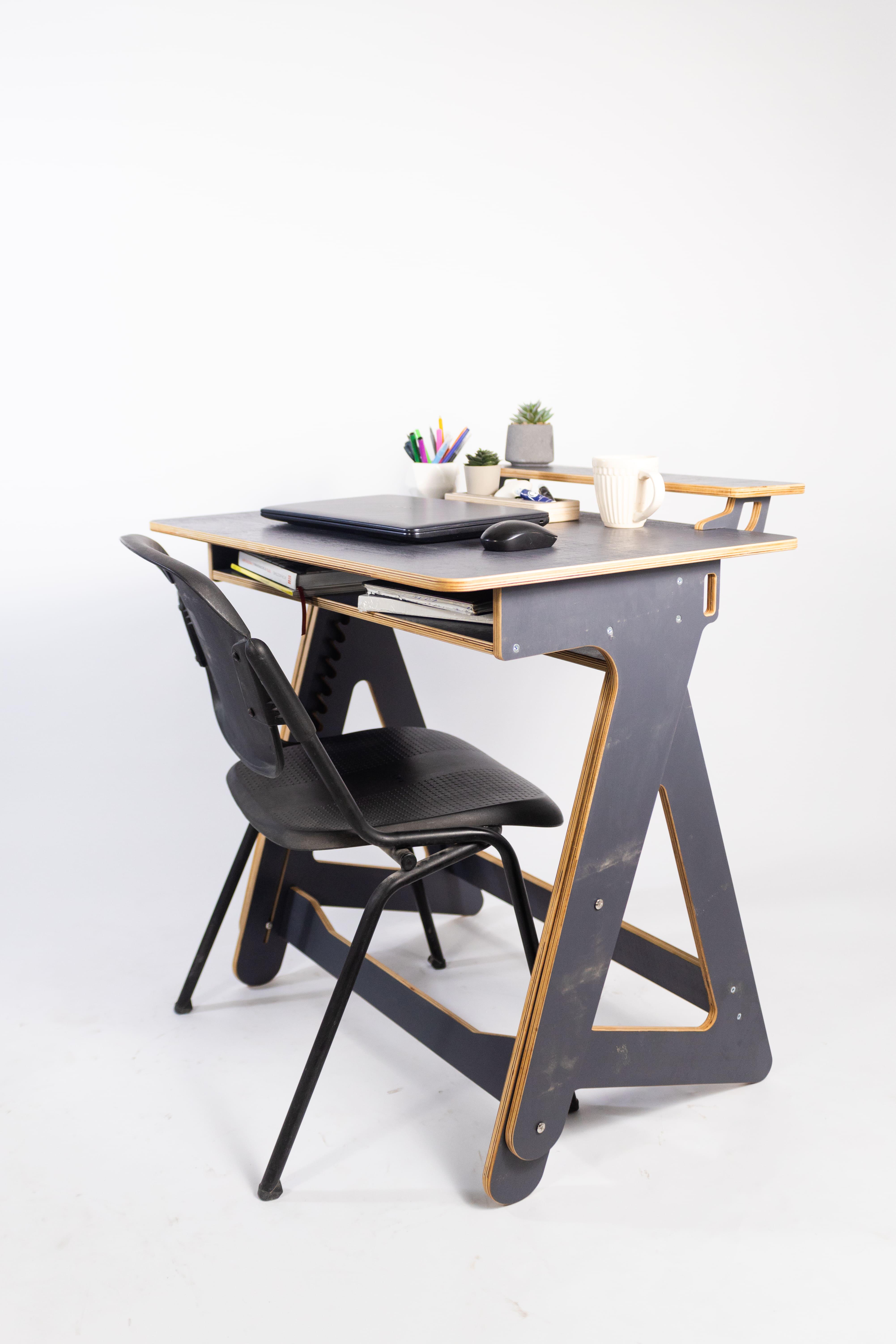 Комп'ютерний стіл Freelance Xl для роботи стоячи та сидячи з покриттям Гранітний - фото 3 Комп'ютерний стіл Freelance Xl для роботи стоячи та сидячи з покриттям Гранітний - фото 3