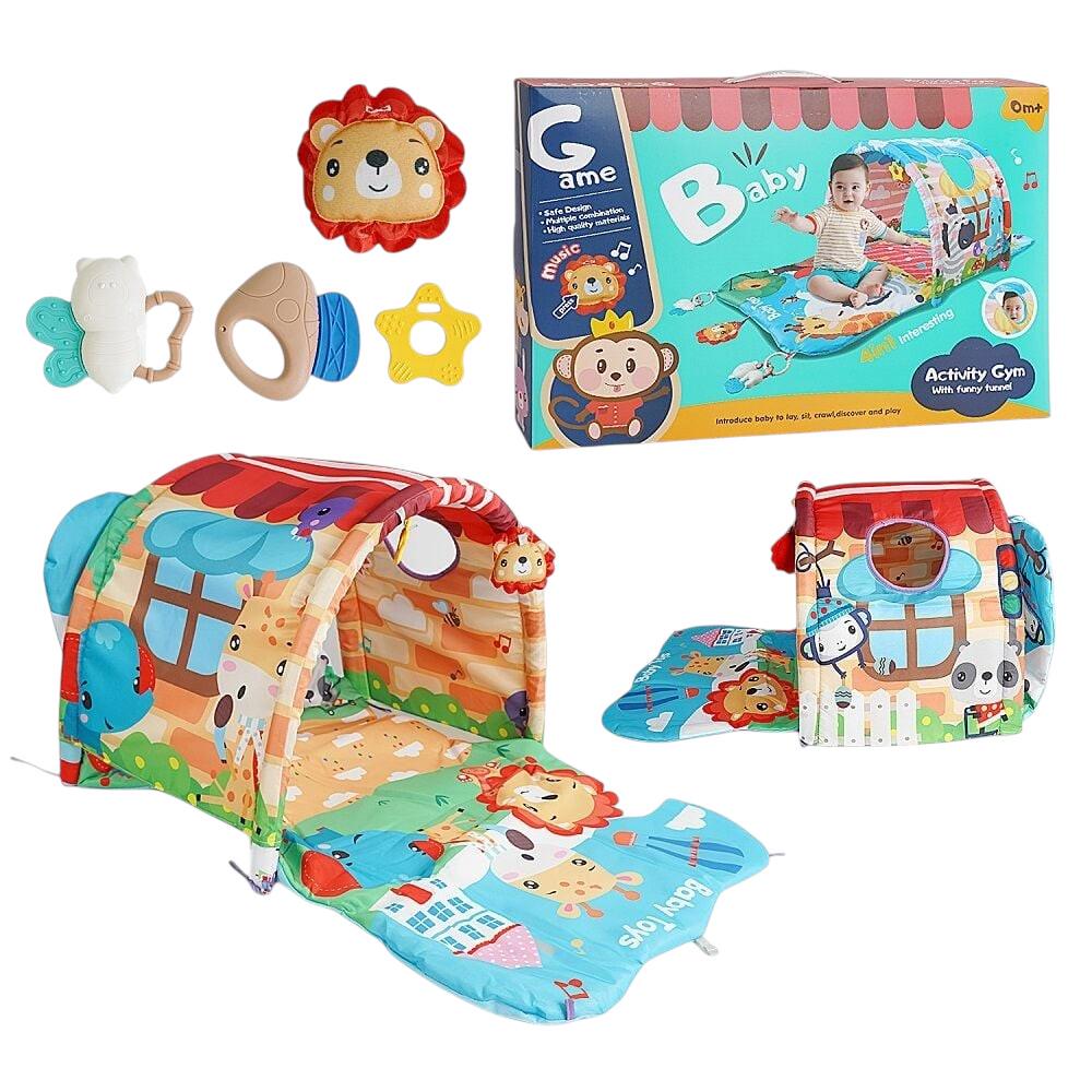 Ковер игровой детский 4в1 с туннелем и игровыми эл (918-001) - фото 4