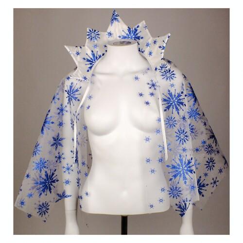 Накидка Леди Снежинка Seta Decor 18-1067BL