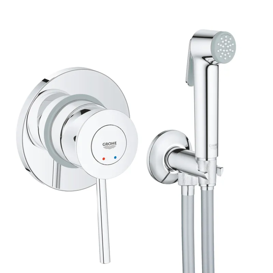 Набір для гігієнічного душу прихованого монтажу Grohe BauClassic (UA2904800S)