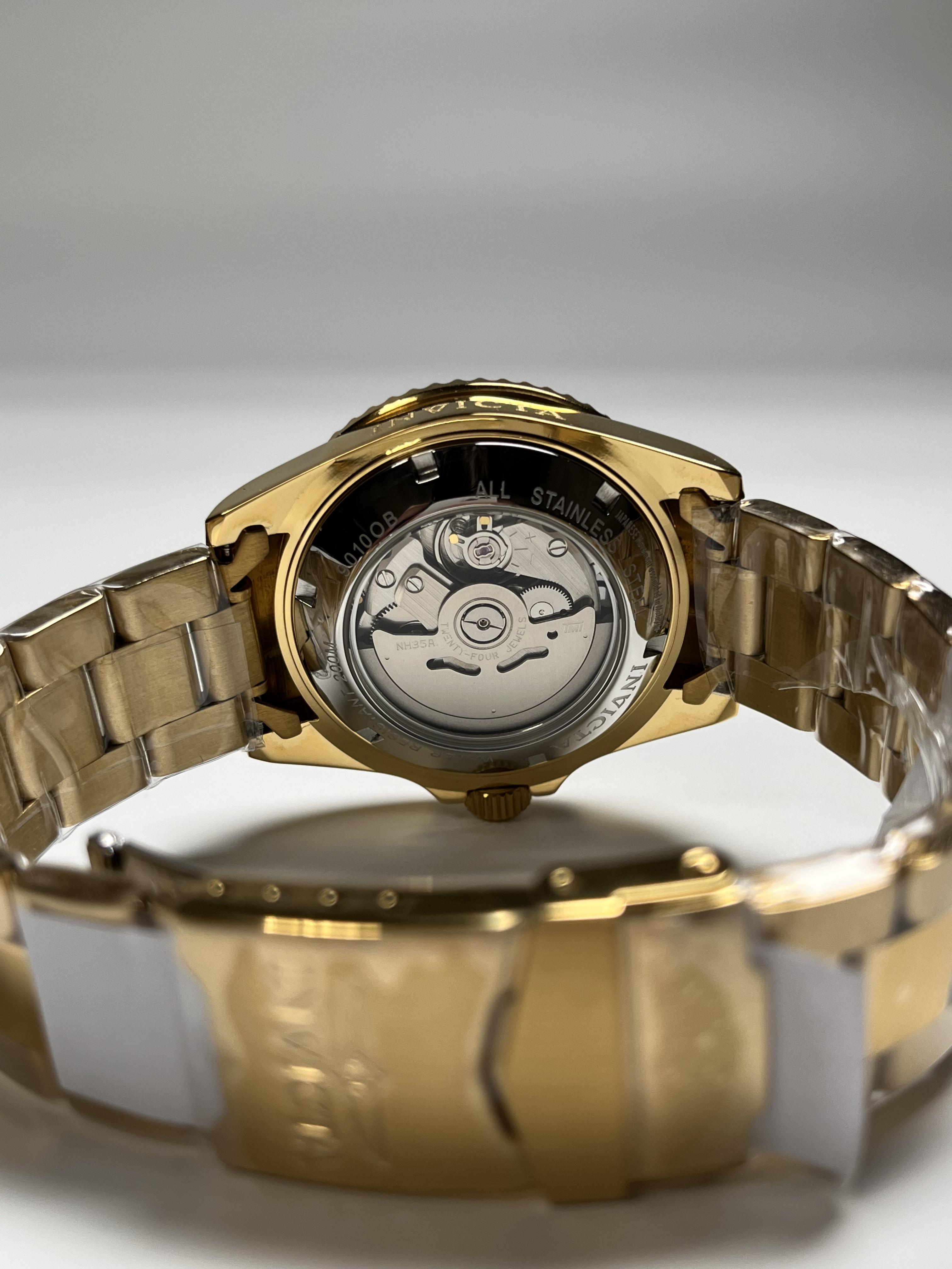 Годинник Invicta 9010OB Automatic Pro Diver Золотий (14120049) - фото 6 Годинник Invicta 9010OB Automatic Pro Diver Золотий (14120049) - фото 6