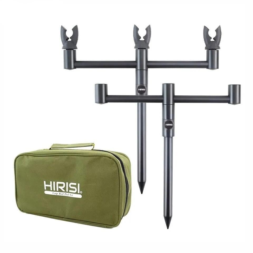 Буз-бар Hirisi с держателями под 3 удилища 22-35 см с сумкой (2676698400)
