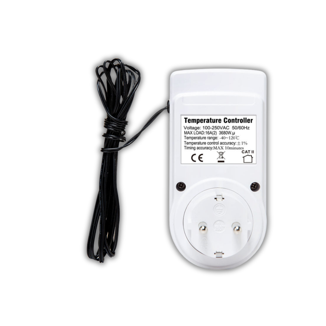 Терморегулятор розеточный с таймером 16 А (30297761) - фото 2 Терморегулятор розеточный с таймером 16 А (30297761) - фото 2