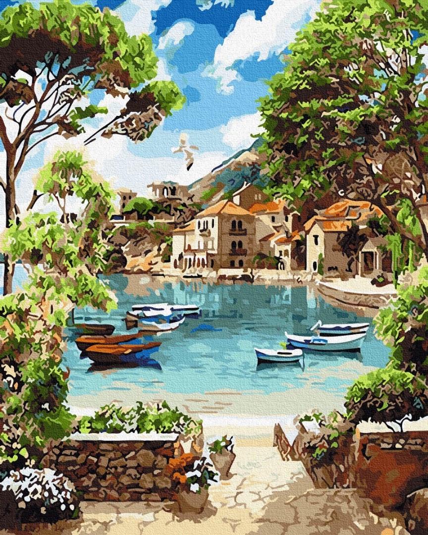 Картина по номерам Brushme GX30106 Синий залив 40х50 см (1399722666)