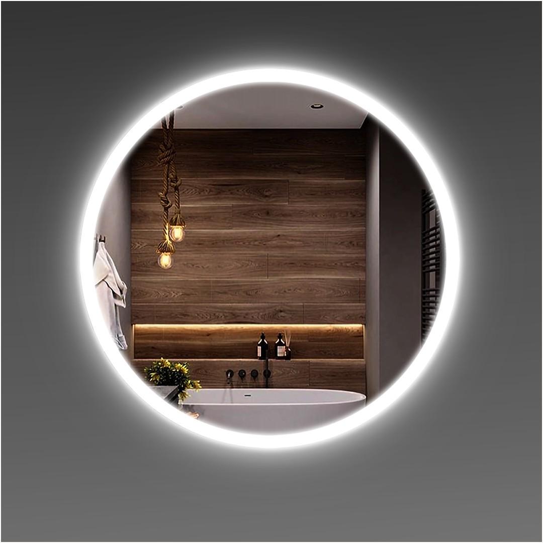 Зеркало круглое EKVATOR MLP-14 с контурной Премиум LED подсветкой 70х70 см