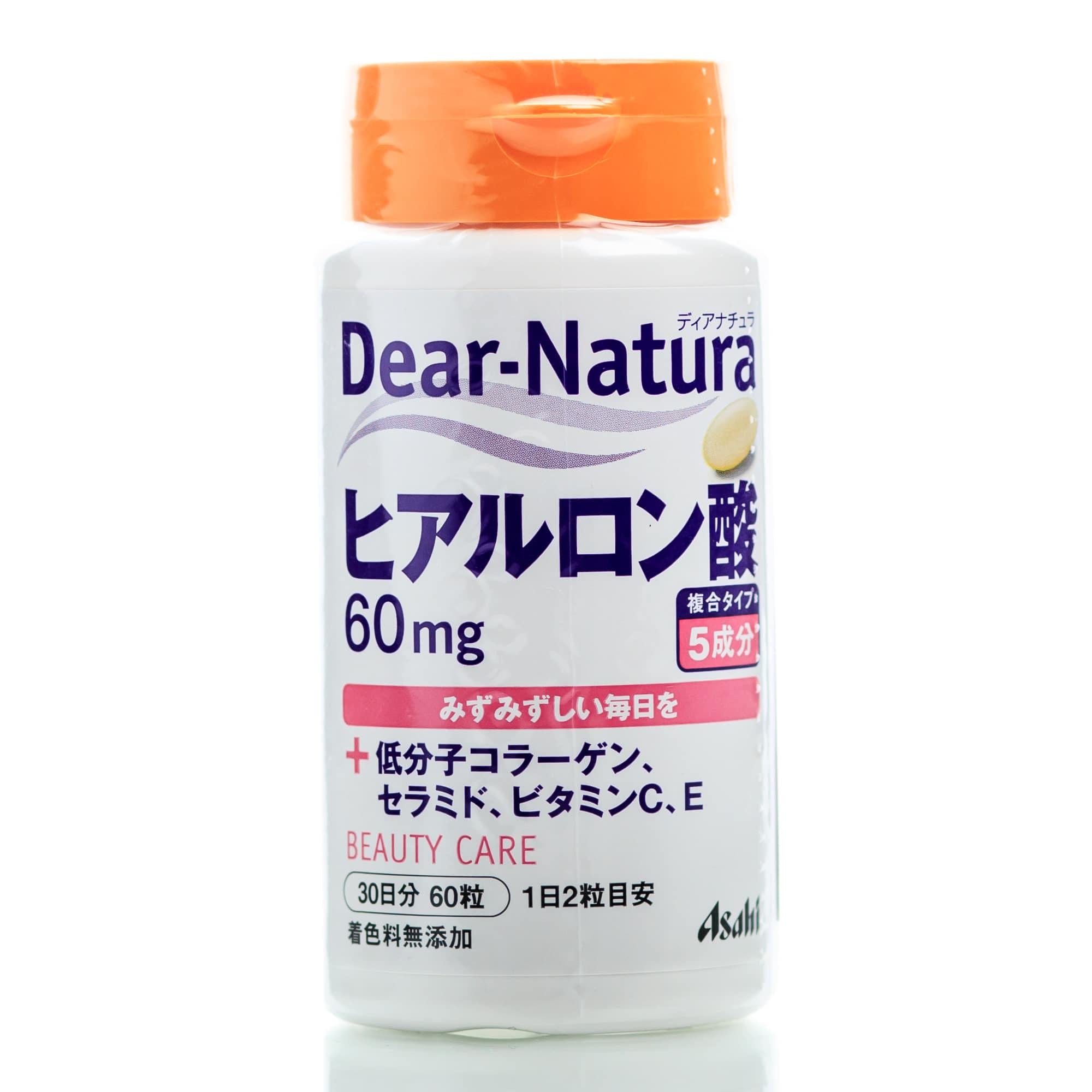 Гиалуроновая кислота коллаген и керамиды Asahi DearNatura Gold Hyaluronic acid 60 мг 30 шт.