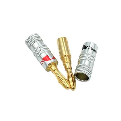 Штекер акустичний затискний роз'єм банан Nakamichi 4 мм 2 шт. (902362) - фото 4 Штекер акустичний затискний роз'єм банан Nakamichi 4 мм 2 шт. (902362) - фото 4