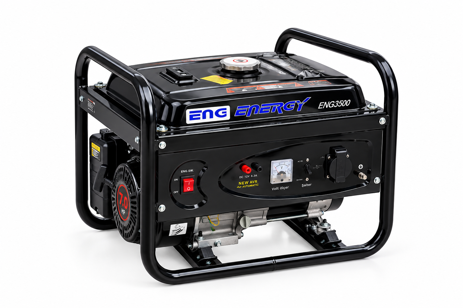 Генератор бензиновый Energy ENG3500 AVR и вольтметром 220V 2,5 кВт (38398436)