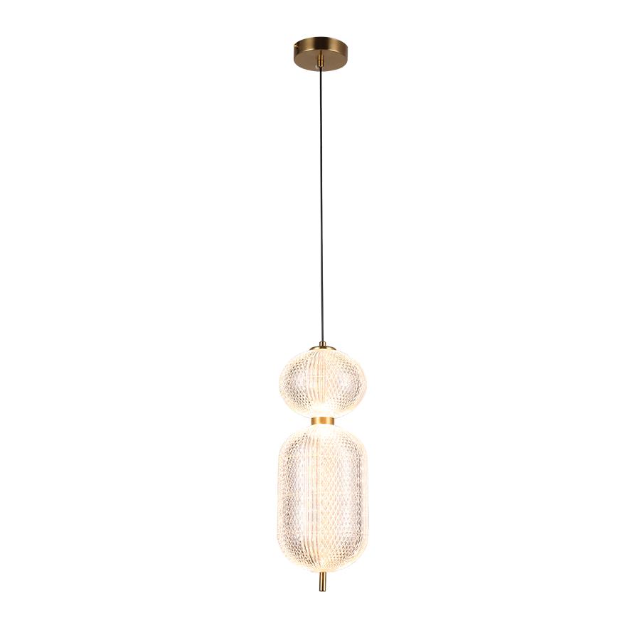 Подвесной светильник светодиодный Levistella 79112100-2led CL Бронзовый (119673)