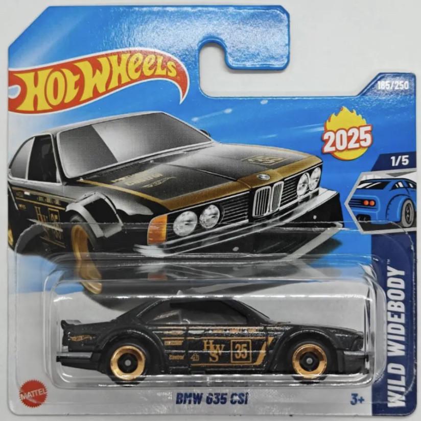 Машинка Hot Wheels BMW 635 CSi Wild Widebody 1:64 Black Машинка Hot Wheels BMW 635 CSi Wild Widebody 1:64 Black