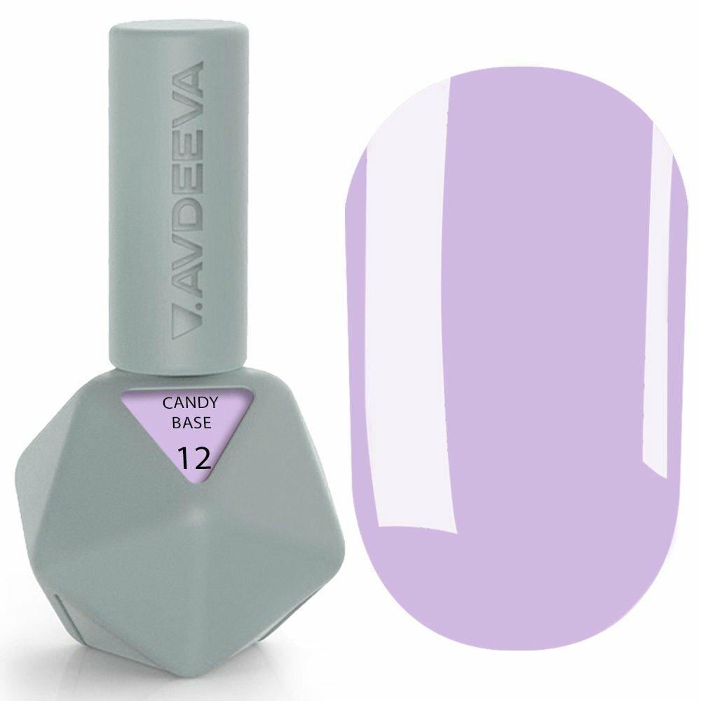 База для гель-лака каучуковая камуфлирующая Victoria Avdeeva Candy Rubber base №12 12 мл