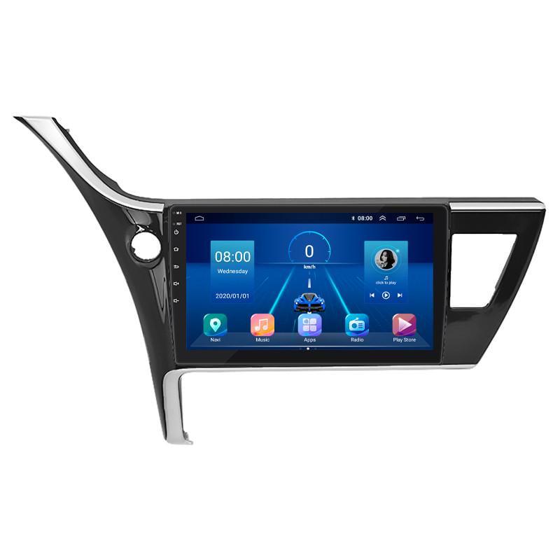 Автомагнитола штатная Lesko для TOYOta Corolla XI E160, E170 рестайлинг 2015-2025 10" 4/64Gb 4G Wi-Fi GPS