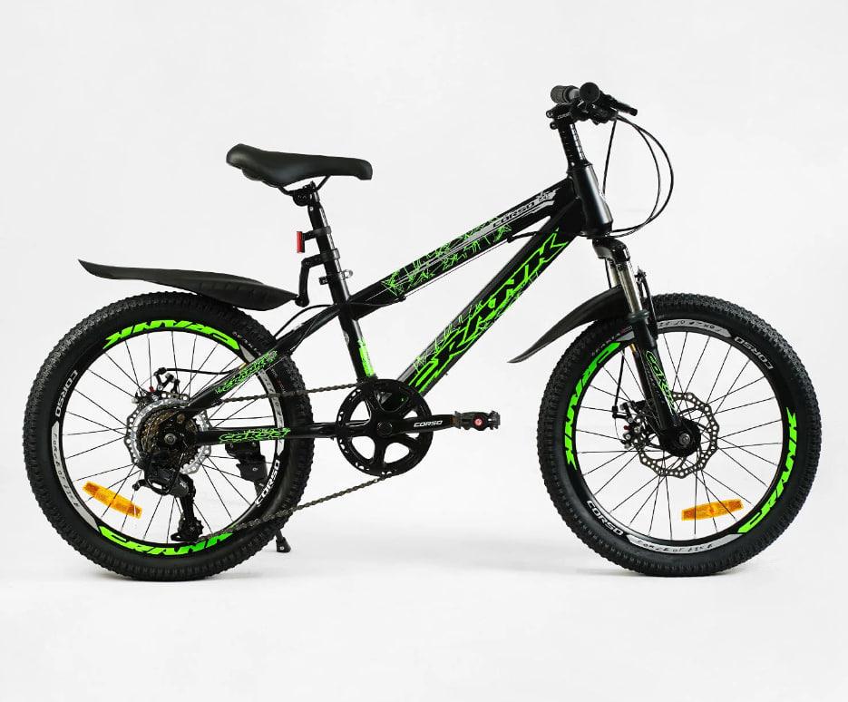 Велосипед спортивний Corso Crank 20" (CR-20608)
