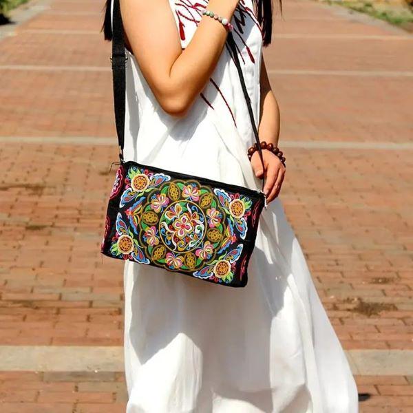 Женская сумка через плечо 3 отделения с молниями 27х18х8 см (C01076) - фото 5 Женская сумка через плечо 3 отделения с молниями 27х18х8 см (C01076) - фото 5