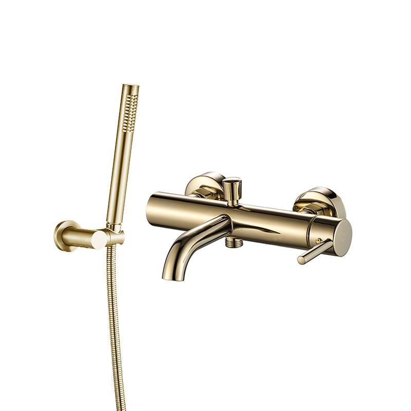 Змішувач для ванни і душу VBI MILANO настінний Gold (2810366187)