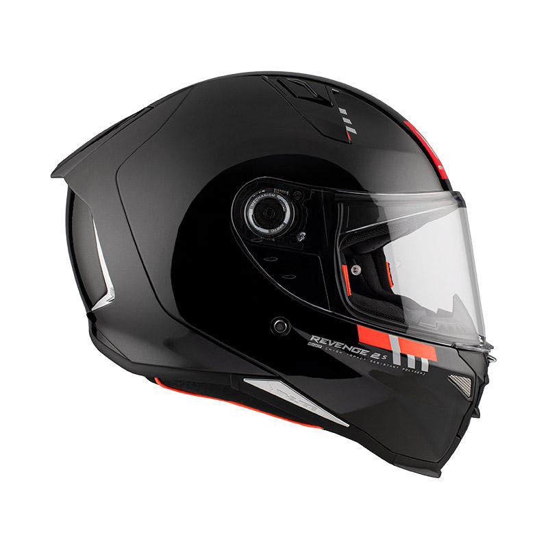 Мотошлем MT HELMETS Revenge 2 S Solid M Gloss Black (32249) - фото 3