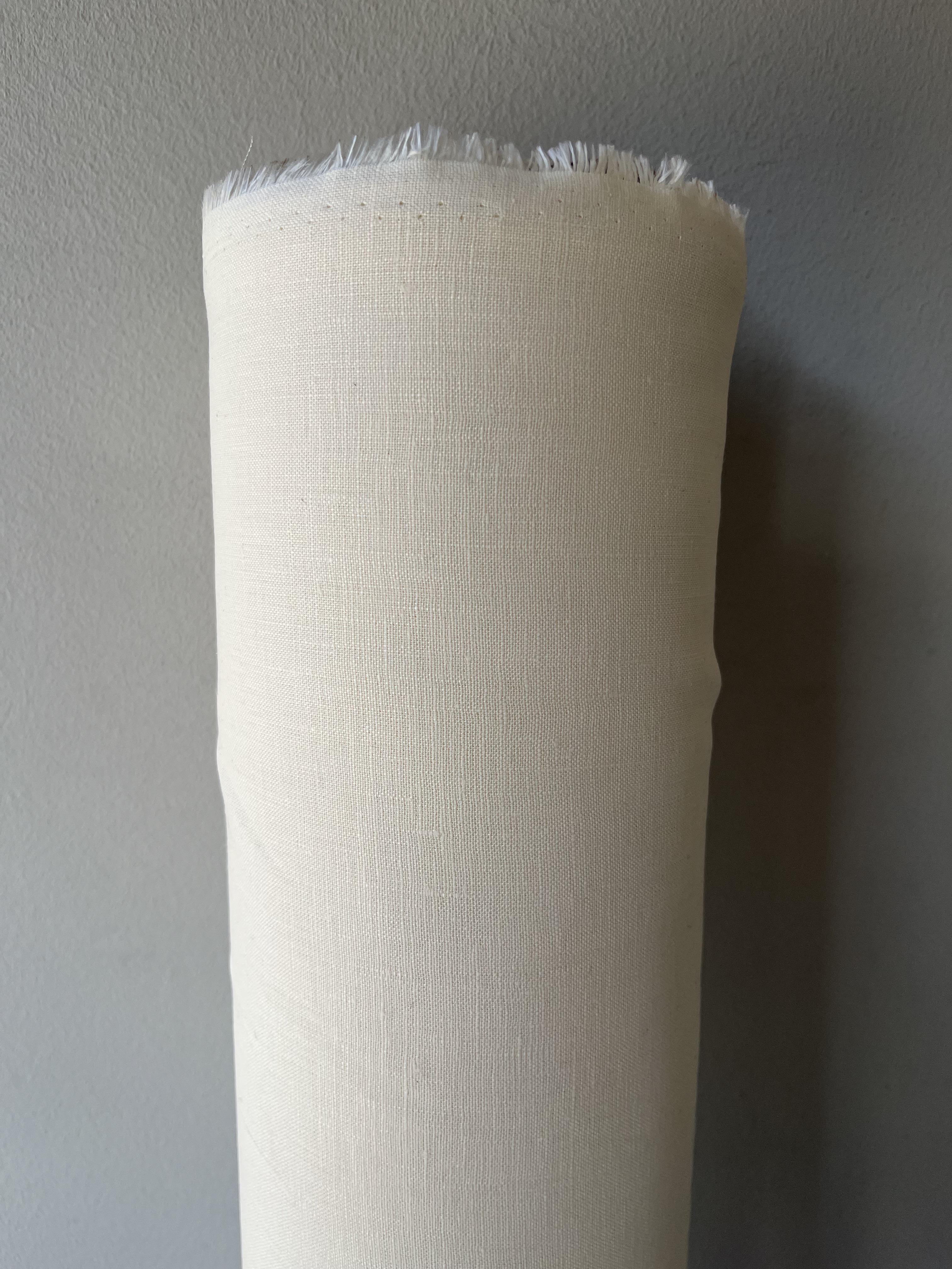 Ткань костюмная Linen Plus 100% лен 143 см 1403 Молочный - фото 3 Ткань костюмная Linen Plus 100% лен 143 см 1403 Молочный - фото 3