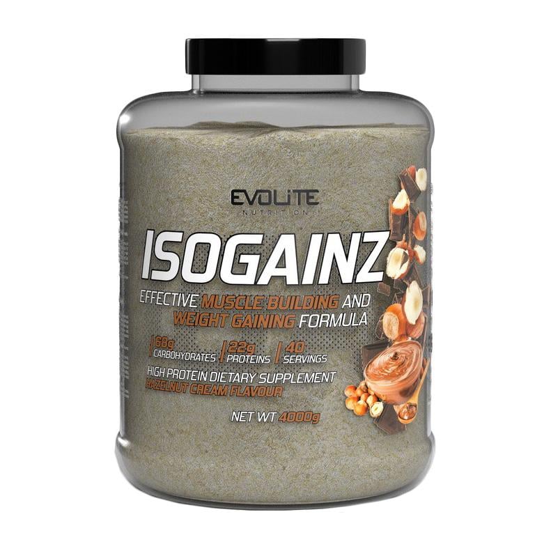 Гейнер Evolite Nutrition Iso Gainz 4 кг Фундук/Крем