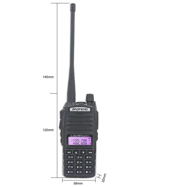 Рація Baofeng UV-82 PRO VHF/UHF та ліхтар 2xPTT кнопка/гарнітура до 10 км 8W (100832) - фото 8