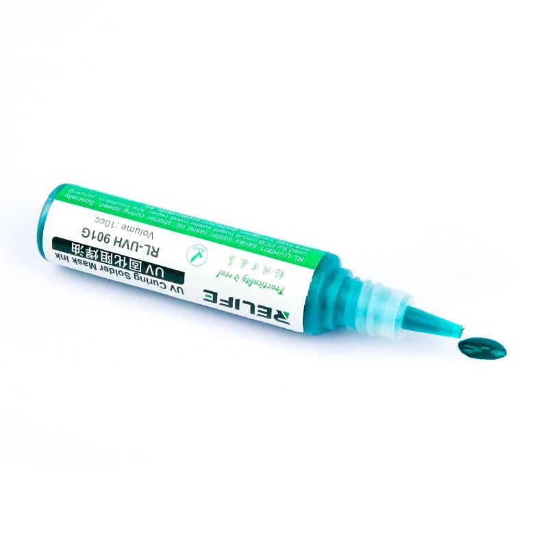 ᐉ Маска для пайки Relife RL-UVH 901G ультрафиолетовая Green 10 мл ...
