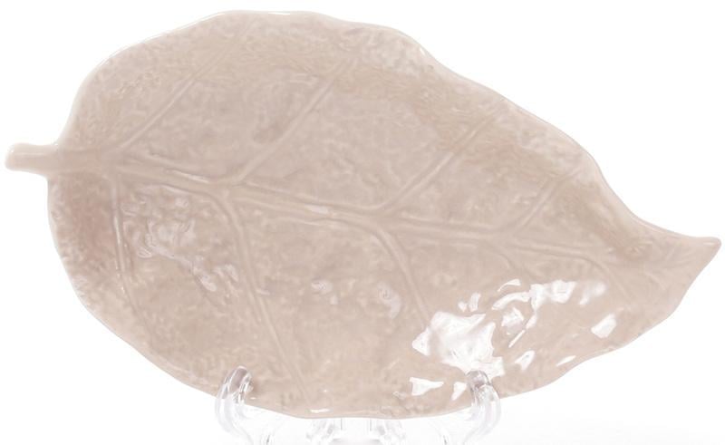 Блюдо Лист 17х9,8 см Бежевый (32317402)