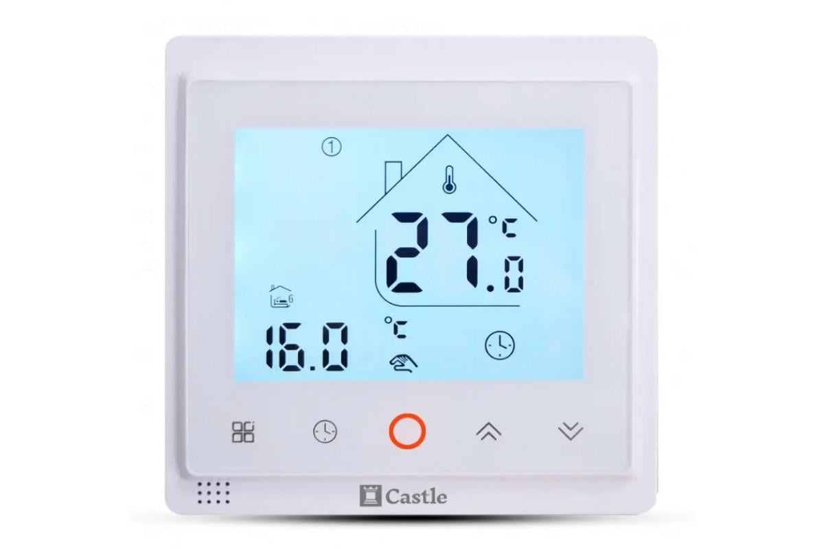 Терморегулятор Castle AC603H Wi-Fi Білий (AC603HW)