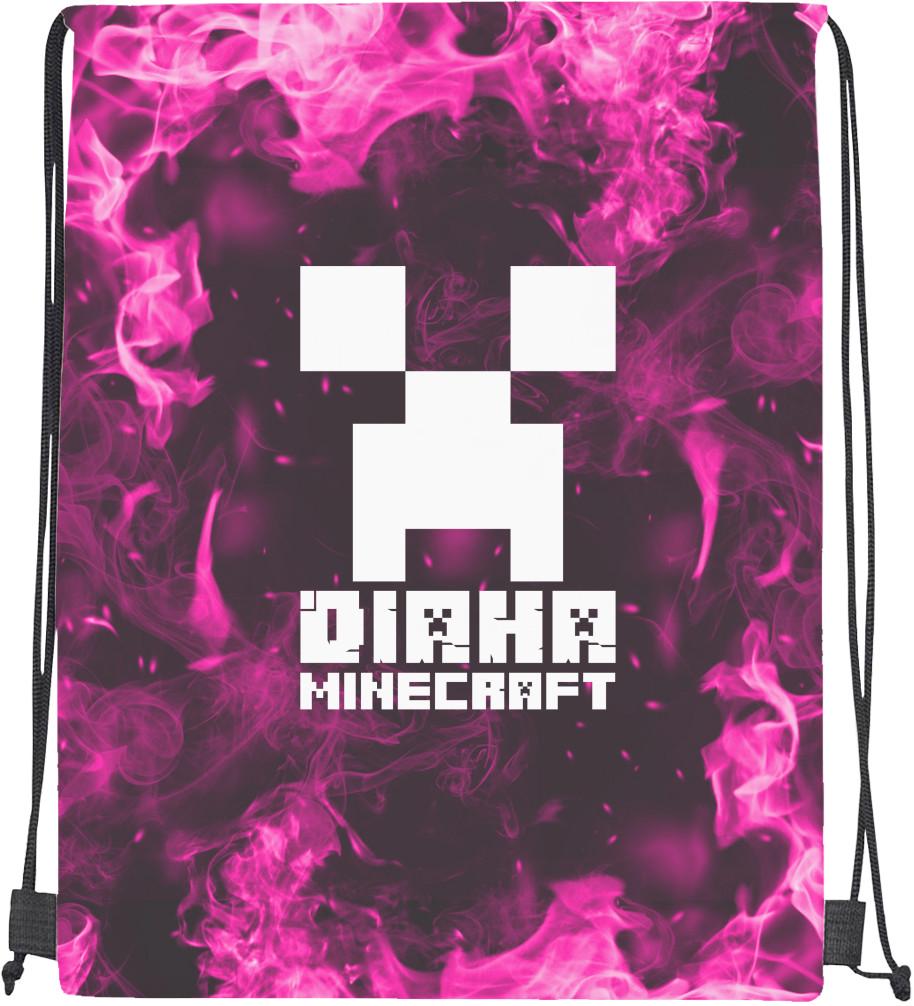 Мішок cпортивний Діана Minecraft -----------колір та Імя Змінюються (mishok-sport-863141129-diana-minecraft-kolir-ta-imja-zminjuj)