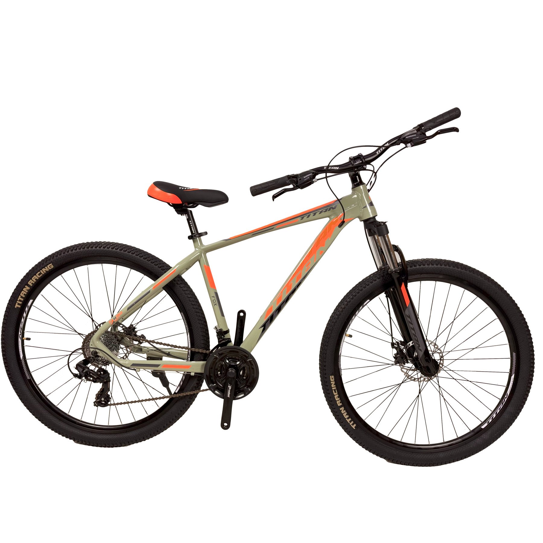 Велосипед Titan FOX 2025 29" 19" Grey/Orange
