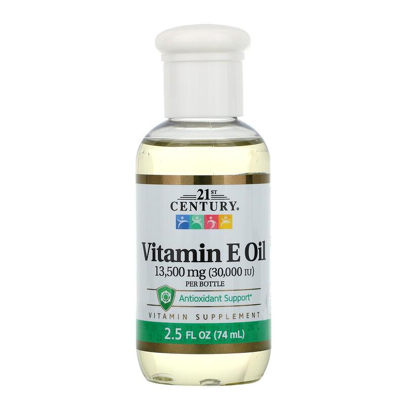Витамины 21st Century Vitamin E Oil 13,500 мг 30,000 IU 2.5 fl oz 74 мл