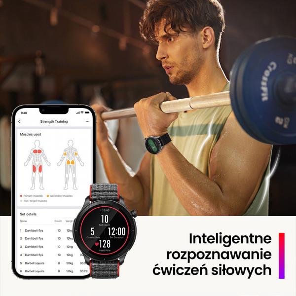 Годинник смарт Amazfit GTR 4 Racetrack Grey - фото 3