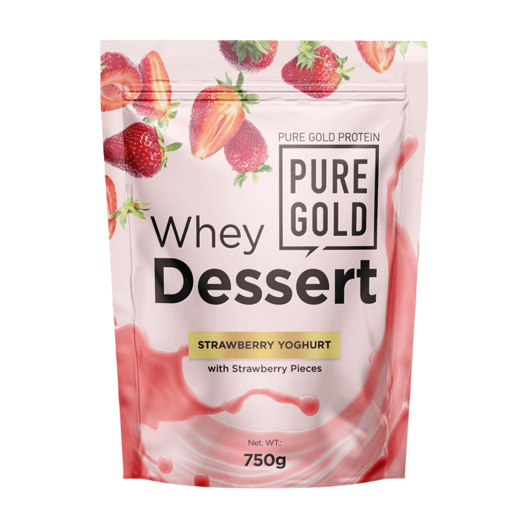 Протеїн сироватковий Whey Dessert 750 г Strawberry Yoghurt (2022-09-0522)