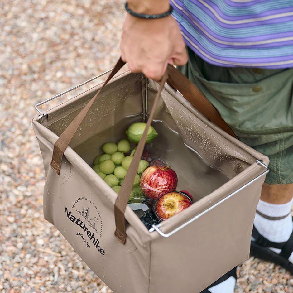 Контейнер для воды складной Naturehike CNH22SN002 из ПВХ 20 л Темно-зеленый - фото 5 Контейнер для воды складной Naturehike CNH22SN002 из ПВХ 20 л Темно-зеленый - фото 5