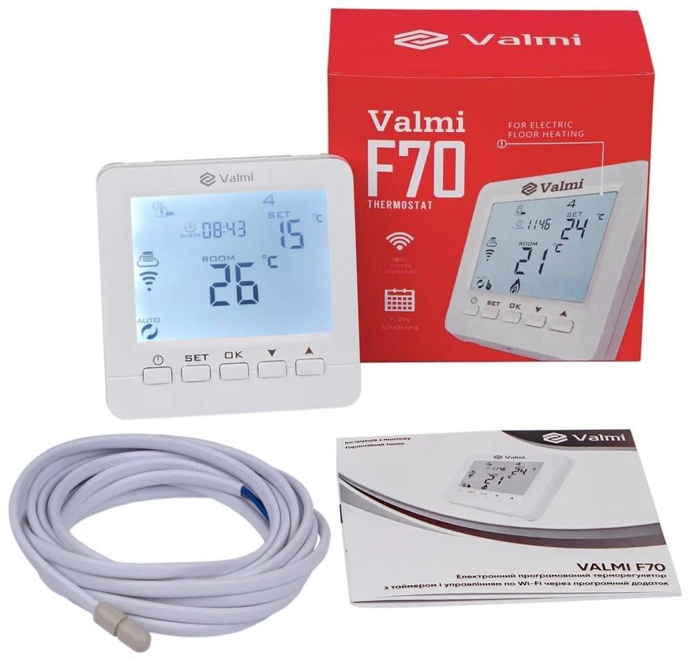 Терморегулятор Valmi F70 Wifi програмований для теплої підлоги - фото 5