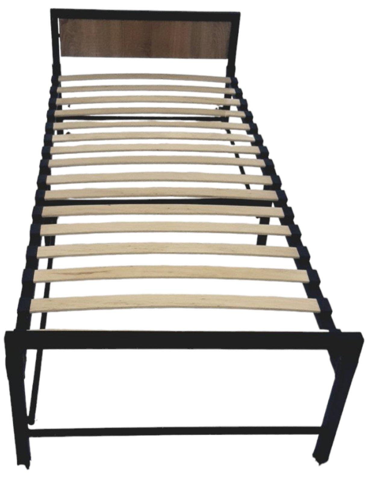 Раскладушка с матрасом Marcell DH-14 на ламелях с металлическим каркасом нагрузка 130 кг 200x80x33 см Черный (784780025) - фото 4 Раскладушка с матрасом Marcell DH-14 на ламелях с металлическим каркасом нагрузка 130 кг 200x80x33 см Черный (784780025) - фото 4