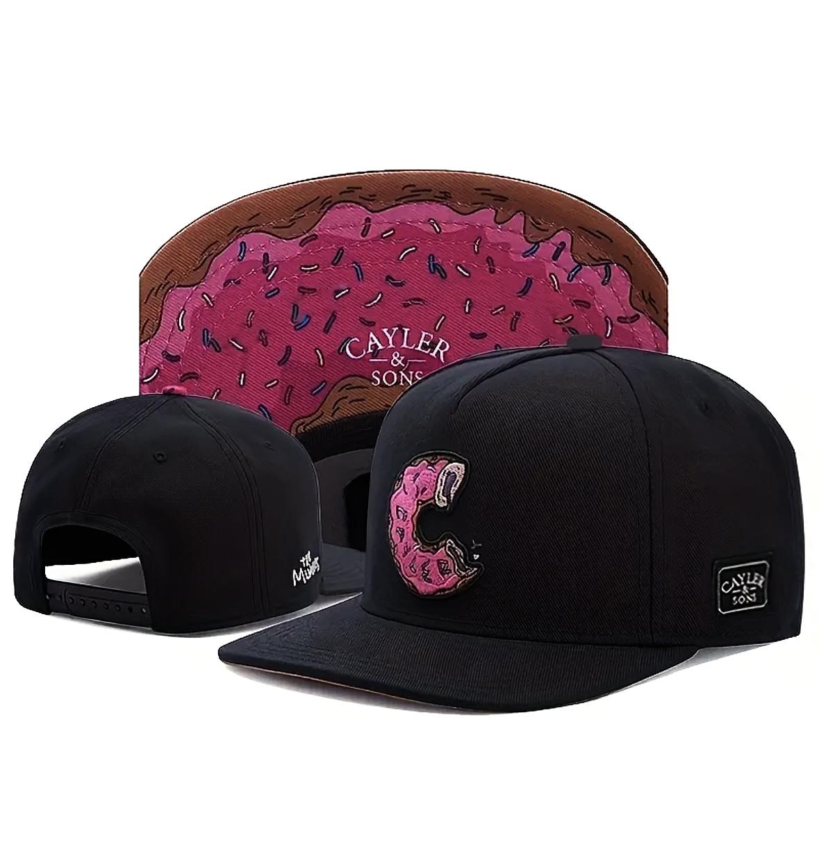 Кепка cнепбек логотип WukeПончик з прямим козирком Унісекс one size Чорний - фото 4 Кепка cнепбек логотип WukeПончик з прямим козирком Унісекс one size Чорний - фото 4