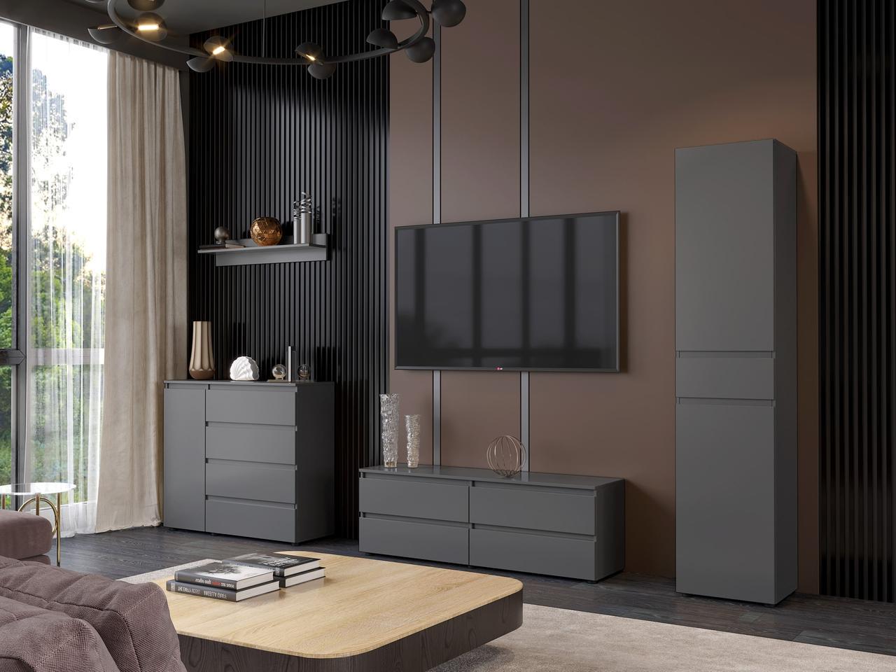 Вітальня Еверест Лайт-2 Графітовий (ЕВ20814.01) - фото 2