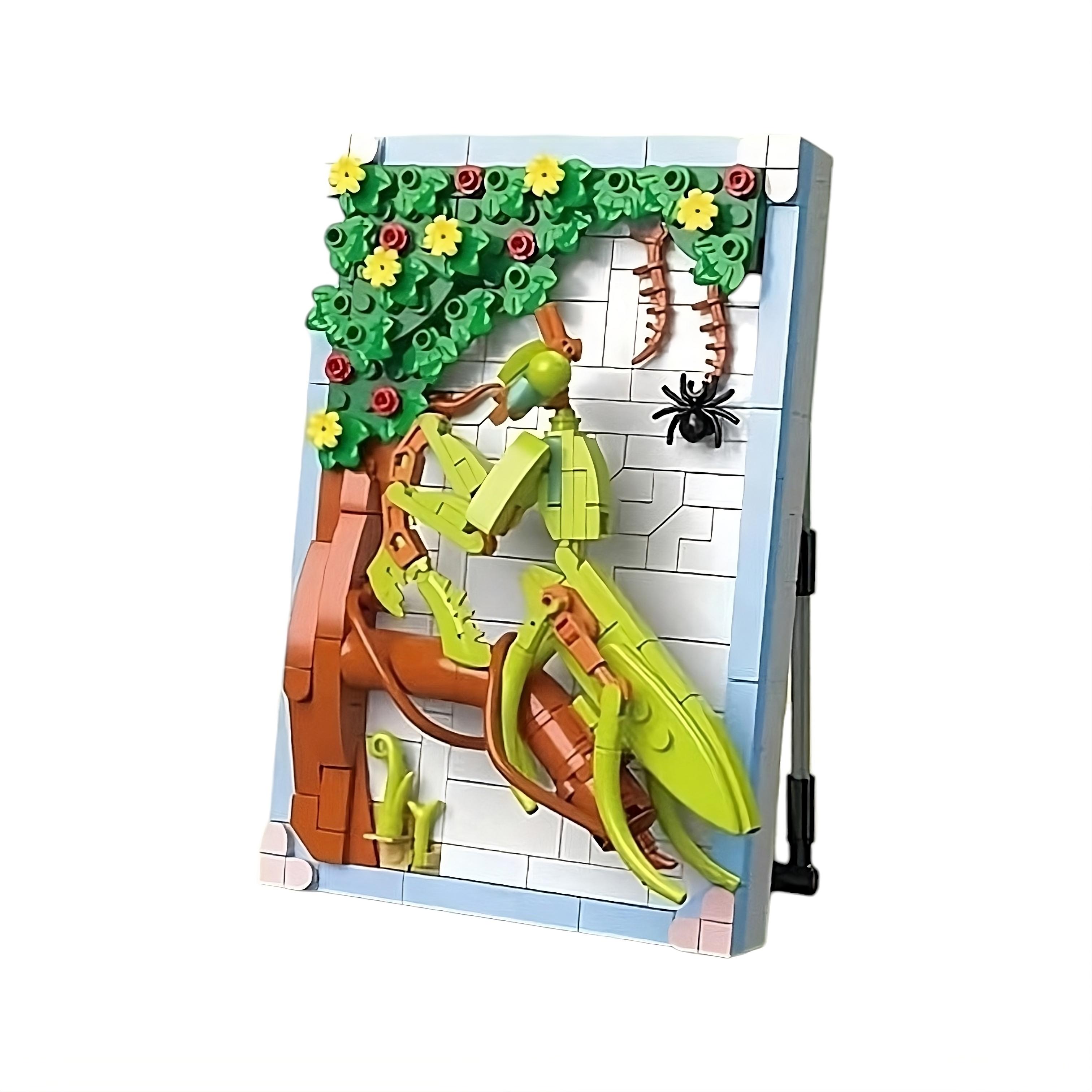 Конструктор насекомое Богомол пазовая сборка 387 дет. (112-6)