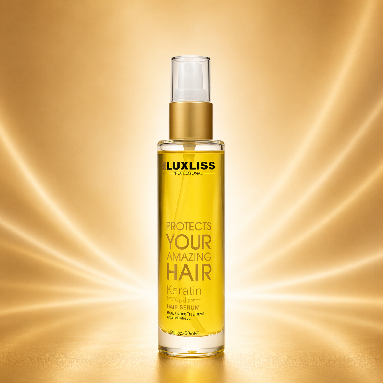 Масло кератиновое Luxliss Keratin Protein Replenish Hair Serum 50 мл