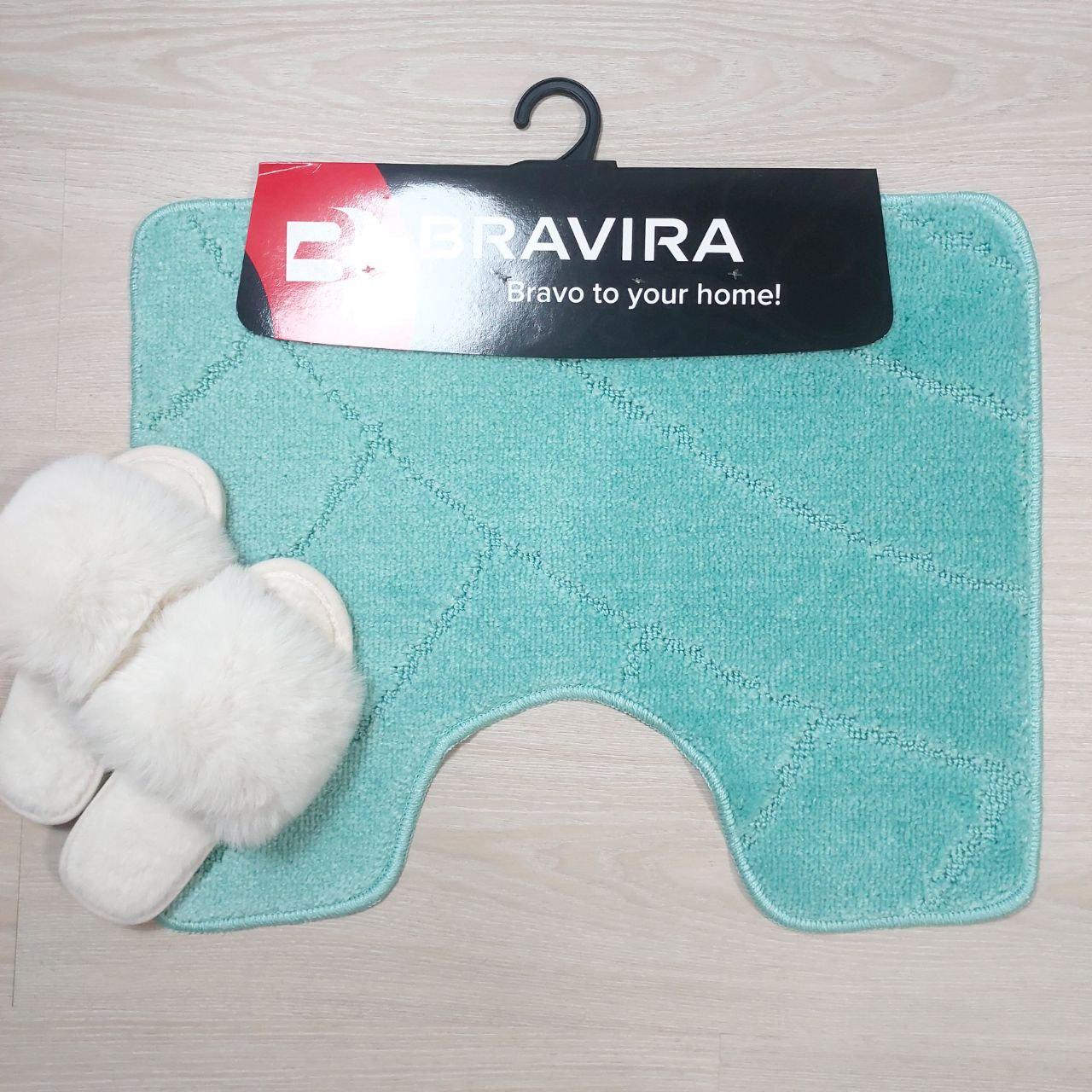 Килимок під унітаз Bravira Classik 50х60 см BR-CLT201825 (164-Turquoise)