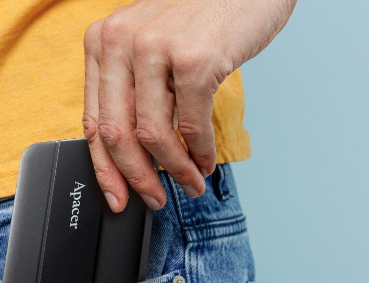 Жорсткий диск зовнішній Apacer PHD External 2,5'' USB 3.1 AC537 1 Tb AP1 TbAC237B-1 Black (571480) - фото 5