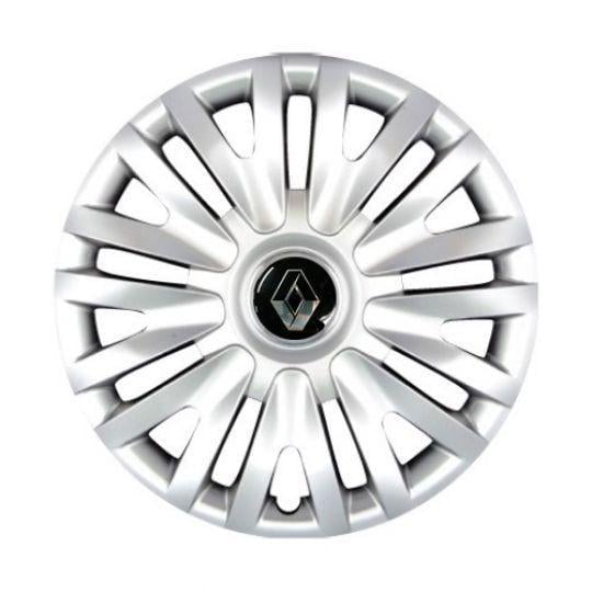 Автомобильные колпаки SKS 217 R14 с логотипом Renault 4 шт. Серебристый Автомобильные колпаки SKS 217 R14 с логотипом Renault 4 шт. Серебристый