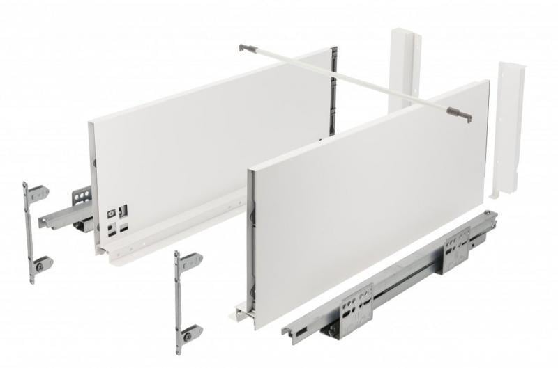 Выдвижная шухляда Axis Pro Push to Open высокий-C1 L 450 мм H 168 мм Белый (PB-AXISPRO-P2O-KPL450C1)