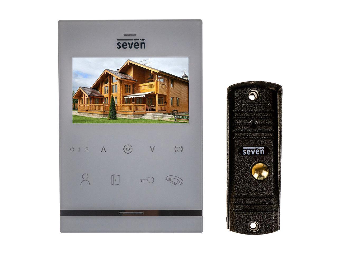 Комплект домофона Seven DP-7542 White (4111534)